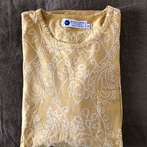 New without tags Industry of All Nations organic Indian dyed tee shirt.